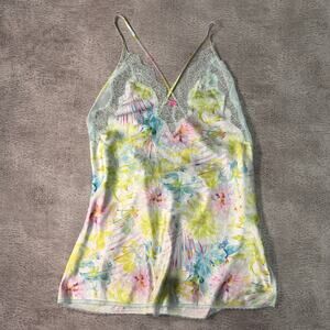 Victorias Secret Pastel Floral Lace Babydoll